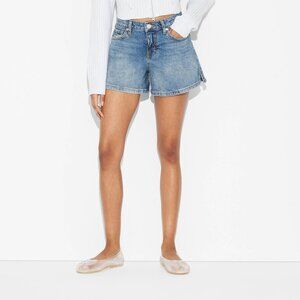 Wild Fable Women's Heritage Mid-Rise Denim Shorts - Medium Wash - Size 12 NWT